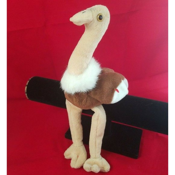 TY Beanie Baby Stretch the Ostrich - 1997 PVC pellets - Picture 2 of 8